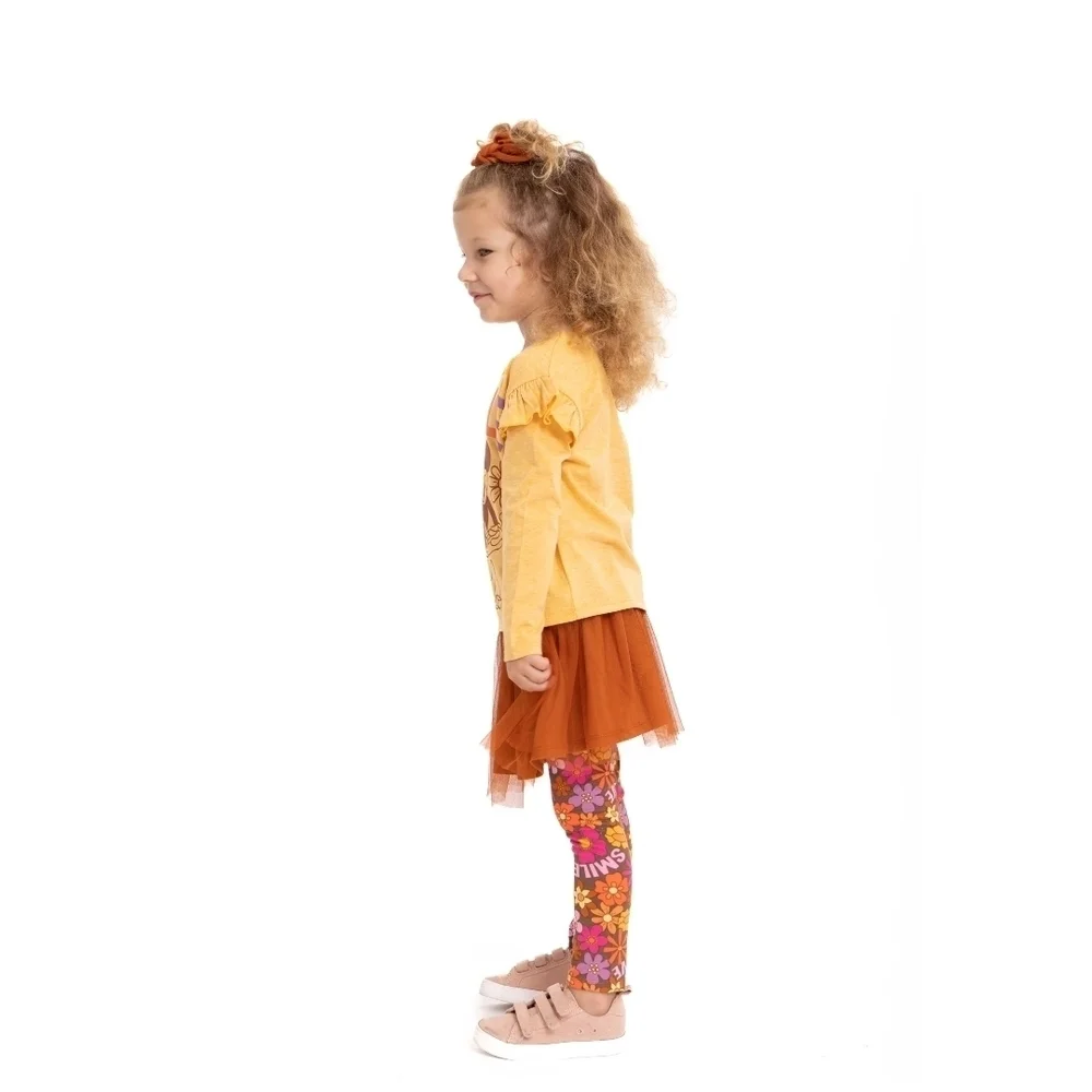 NWT Disney 4 Pc  Minnie Mouse Mustard and Wheat Tutu Set ~sz 12 M